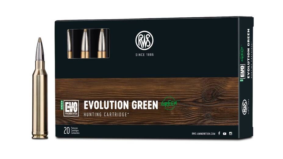 Schiesssport Shop 2318545 rws 7mm rem mag evolution green 8 2g